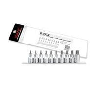 Set di chiavi TORX TOPTUL 1/2 pollici 10Stk T20 T25 T27 T30 T40 T45 T50 T55 T60 T70