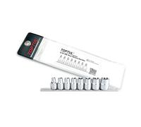 Set di chiavi TORX TOPTUL 3/8 pollice 8 pezzo E8, E10, E11, E12, E14, E16, E18, E20