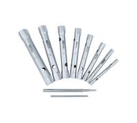 SET DI CHIAVI TUBOLARI KS TOOLS 518.09 - Acciaio al cromo vanadio, 6-22 mm, impugnatura dritta, 10 pezzi