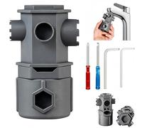 Set di Chiavi Tutto in Uno per Rubinetto Lavello 16 in 1, Chiave per Aeratore Filtro Rubinetto, Chiave a Tubo per Rubinetti, Filtri e Attacchi per Rompigetto - Ldeale per la Riparazione di Rubinetti