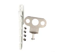 Set di chiavistelli limitatori a ghigliottina, 1/6 pezzi, con plastica e acciaio dolce, per la sicurezza di finestre e porte, per limitare le dimensioni di apertura e bloccare il vento forte (6 pezzi)