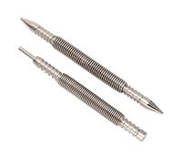 Set di Chiodini a Doppia Testa e Punzoni per Perni Cerniera Set di Chiodi a Molla in Acciaio con Cuscinetti per Legno Metallo Plastica, Leggero e Portatile, Facile Usare,