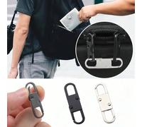 Set di chiusure a cerniera per zaino con moschettone a doppia apertura a forma di S, accessori essenziali da viaggio per donne, crociera, campeggio, spiaggia, vacanze e ritorno a scuola 1 pezzo di col