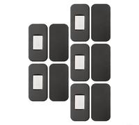 Set di chiusure invisibili per armadietti per una migliore ritenzione delle ante dell'armadio e una riduzione dell'usura su cerniere e guide (set nero)