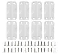 Set di chiusure per refrigeratore compatibile con Igloo, cerniere e viti in plastica resistenti per riparazione congelatore da 50-165 QT (8 pezzi)
