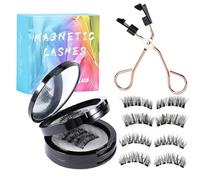 Set di ciglia magnetiche pronte da indossare, in confezione regalo, extension riutilizzabili senza colla, magneti extra sottili per un look naturale e facile da usare