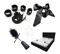 Set di cinghie di fissaggio in nylon nero per tappetino da yoga, con lunghezza regolabile, ideali per lo stretching di mani e piedi durante gli esercizi di yoga per tutto il corpo