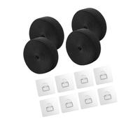 Set di cinghie di fissaggio per schermo piatto con tasselli adesivi a D, B | Collegamento a strappo con , installazione adesiva senza strumenti complessi, approccio di montaggio per display da soggiorno