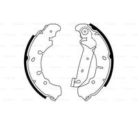 Set Di Cinghie Freni BOSCH 0 986 487 599 Per FORD, FORD AUSTRALIA, MAZDA