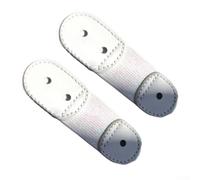 Set di cinghie in pizzo per stivali da pattinaggio artistico per ridurre al minimo le esigenze di regolazione del pizzo e sostenere una posizione stabile del piede sul ghiaccio (bianco)