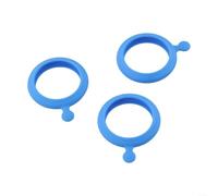 Set di cinghie per mulinello da pesca in silicone, 3 pezzi, per serie 500, 3000 e 3500, 8000, protezione antigraffio per bobine, comodo attrezzo da pesca (blu L)