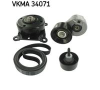 SKF Kit cinghie Poly‑V VKMA 34071 per Ford Transit