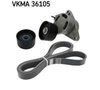 Set di cinghie Poly-V SKF VKMA 36105