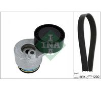 Set Di Cinghie V-Grooved INA 529 0511 10 Per RENAULT