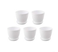 Set di cinque vasi da fiori funzionali dal design minimalista alla moda da 15,2 cm, adatti per vari temi di decorazione della casa ()