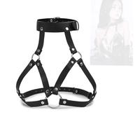 Set di cinture da yoga in pelle nera per la schiena, specifico per l'allenamento indoor, da indossare come accessorio durante la pratica yoga