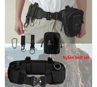 Set di cinture in vita da uomo, cintura tattica multifunzionale da caccia all'aperto, attrezzatura per cintura in nylon di alta qualità