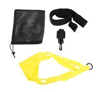 Set di cinture per allenamento di resistenza al nuoto portatile sicuro e professionale con paracadute da nuoto per bambini e adulti (Gialla)
