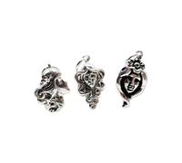 Set di ciondoli tripla dea maiden madre corona gioielli in argento sterling 9...
