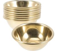 Set di ciotole buddiste in ottone, 7 pezzi, in ottone, piccole ciotole di benedizione per acqua sacra, accessori per la decorazione della casa