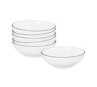 Set Di Ciotole Da Dessert Seltmann Weiden Lido Black Line 6 Pezzi