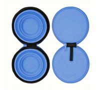 Set di ciotole da viaggio per cani/gatti - 2 ciotole pieghevoli 11,44,5 cm