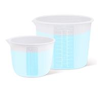 Set di ciotole dosatrici in silicone extra large per resina epossidica da 2000 ml/70 fl.oz (9 tazze) e 1000 ml/36fl.oz