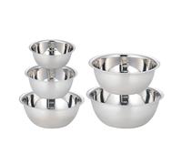 Set di Ciotole In Acciaio Inossidabile, Bacinella per Zuppa Multiuso, 5 Dim2094