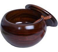 Set di Ciotole in Legno di Mango Cucina, Perfette Intrattenere Gli Ospiti, Centrotavola E Decorazioni. Ideali per Frutta Secca, Caramelle, Antipasti, Snack, Olive E Salsa(E/D19cm)