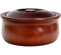 Set di Ciotole in Legno di Mango Cucina, Perfette Intrattenere Gli Ospiti, Centrotavola E Decorazioni. Ideali per Frutta Secca, Caramelle, Antipasti, Snack, Olive E Salsa(D/D17-18cm)