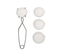 Set di ciotole per crogiolo a tazza resistente con flusso di versamento ergonomico per un processo di fusione del metallo sicuro contenitore permanente di fusione