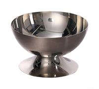 Set di ciotole per gelato e dessert in acciaio inox, eleganti tazze da portata per sundae, sorbetto, mousse, crema pasticcera e insalata, design impilabile a lunga durata per la casa (A)