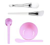 Set di ciotole per il viso in silicone con setole morbide per il viso con scodella in silicone