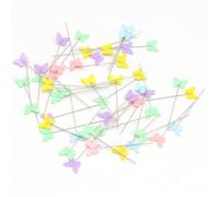 Set di circa 100 pezzi di clip per cucire fatte a mano per trapunte & spilli a fiore & bottoni & perle & aghi & papillon Tagli Unica,200Acciaio inossidabile