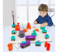 Set di Circuiti Elettronici,100 Esperimenti per Imparare l'elettricità,45 Blocchi di Circuiti, Scienziati-kit Esperimenti di Scienza,Giocattoli Educativi STEM per Bambini età 6+