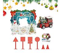 Set Di - Circuito Per Macchine Da Corsa,Puzzle da Pavimento con Binari per Automobili - Per Bambini e Ragazzi da 3 a 6 Anni Piccoli Amici Educativo Apprendimento Locomotiva Compleanno