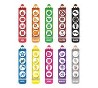 Set di classificazione magnetica dei colori, gioco di abilità motoria fine da 10 pezzi, magneti per la classificazione dei colori per bambini, per lavagna, aula, scuola a casa, calze imbottite