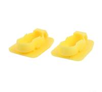 Set di clip di supporto per cofano per Jeep per modelli renegade dal 2015 | Robusta struttura in plastica, resiste all'usura, previene il rumore del cappuccio, include 2 isolatori per una riparazione