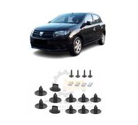 Set Di Clip Fissaggio Parafanghi Dacia Sandero 2012 Inner Fender Liner