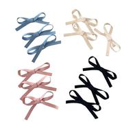 Set di clip per capelli con fiocco a 12 pezzi, copricapo con clip per capelli dolce e carina, adatto per l'aspetto quotidiano delle donne e delle ragazze, regali di nozze, accessori per acconciature