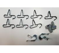 Set Di Clip Per La Linea Del Carburante A-Body Dart Duster Valiant 3/8 NUOVO