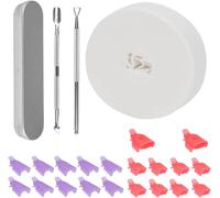 Set Di Clip per Rimuovere Lo Smalto 522 Pezzi, 10 Clip Plastica per Unghie Delle