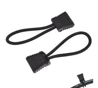 Set di clip per tubo da immersione: supporto per corda elastica, attacco sicuro per boccaglio, fermo ad anello | Robusto organizer con cordino elastico per manometri, regolatori, attrezzatura subacque