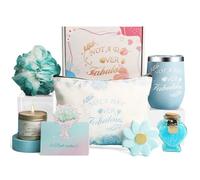 Set di coccole da donna, set regalo rilassante per donne, set regalo di compleanno per lei, set regalo da donna per tutte le occasioni, pacchetto per la cura di sé per lei (borsa blu)