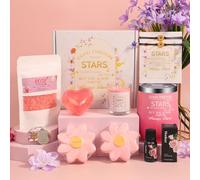 Set di coccole da donna, set regalo rilassante per donne, set regalo di compleanno per lei, set regalo da donna per tutte le occasioni, regalo per sorelle, signore, migliore amica (set rosa per amici)