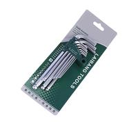 Set di codici incantesimi con estremità a sfera estesa per motore di ricerca esperto Strumento manuale permanente in metallo per riparazione e assemblaggio di automobili Set esagonale in acciaio