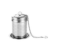 Set di Colini da Tè In Acciaio Inossidabile, Infusore per Tè A Maglia Extra Fine per Tè Sfuso - Coperchio Sottile Filettato Aggiornato per Tè Nero