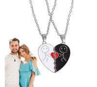 Set di collana, collana d'amore, gioielli a sospensione leggero staccabile, comoda indossatura quotidiana, ricordo ponderato per uomini, donne, familiari, amici, viaggi e accessori per la casa, amato,