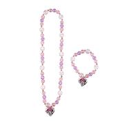 Set di Collana e Bracciali Minnie Mouse Rosa 2 Pezzi