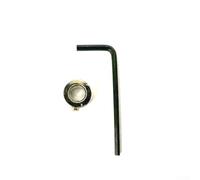 Set di collari di profondità per trapano in acciaio al carbonio con anelli di arresto per guida di foratura di precisione, accessori per la lavorazione del legno e strumenti da officina per